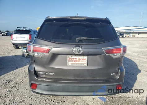 2015 Toyota Highlander Le из США, поврежденный, VIN 5TDZKRFH3FS078751